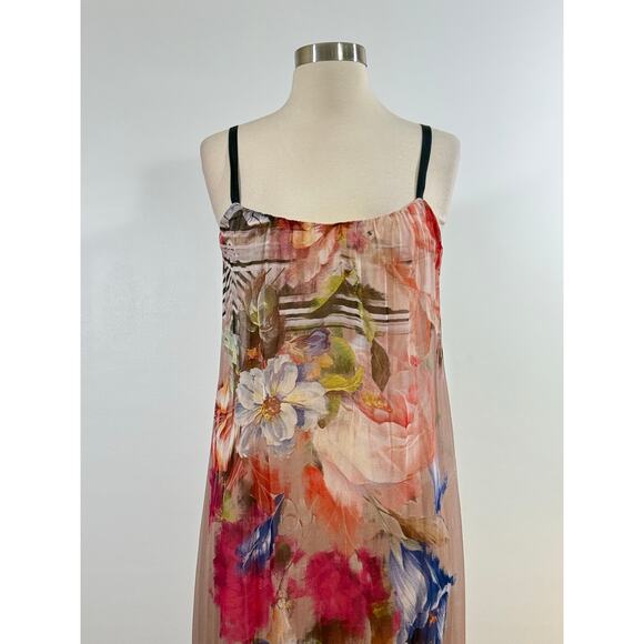 Twelfth Street by Cynthia Vincent Portrait Floral Silk Maxi Dress - Picture 5 of 15